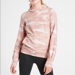 Athleta Girl In Your Element 2.0 Hoodie in Pink Camo